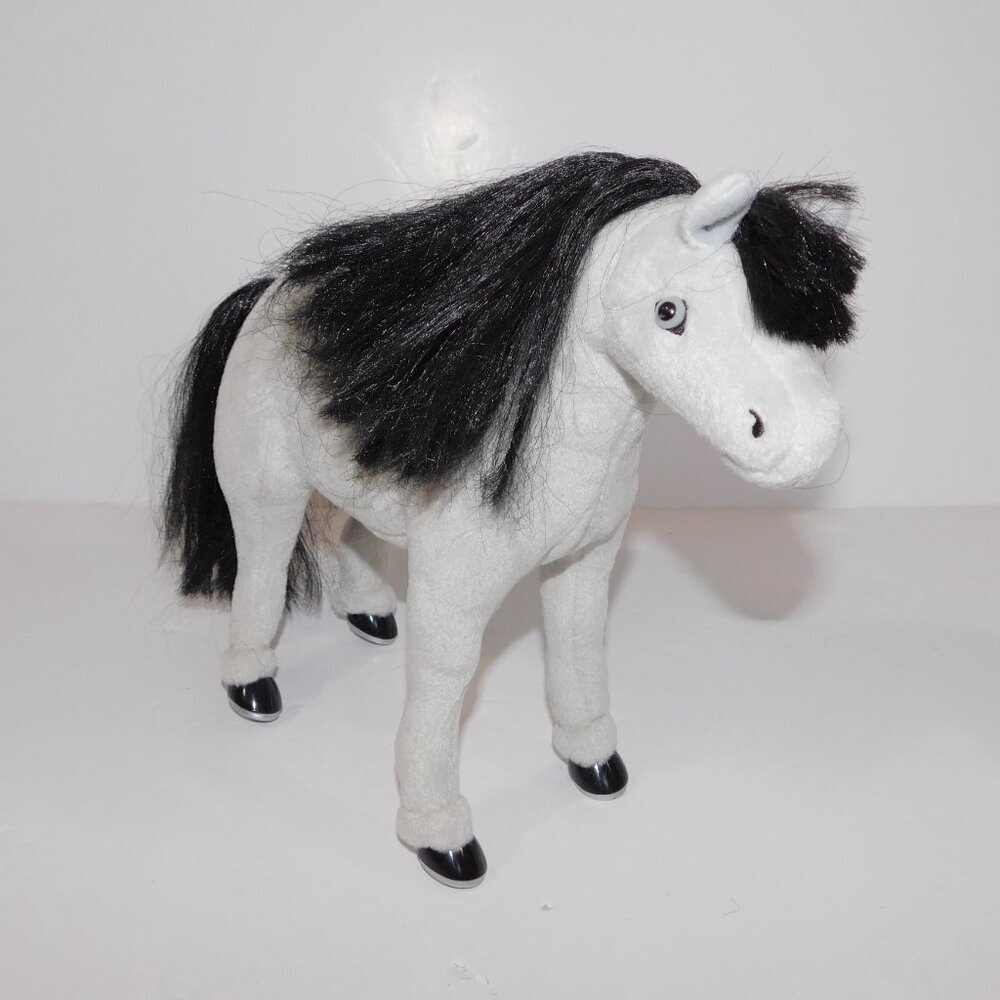 Vintage 2002 Madeline Gray Horse Clementine 9" Plush with Sound Learning Curve - Picture 2 of 6